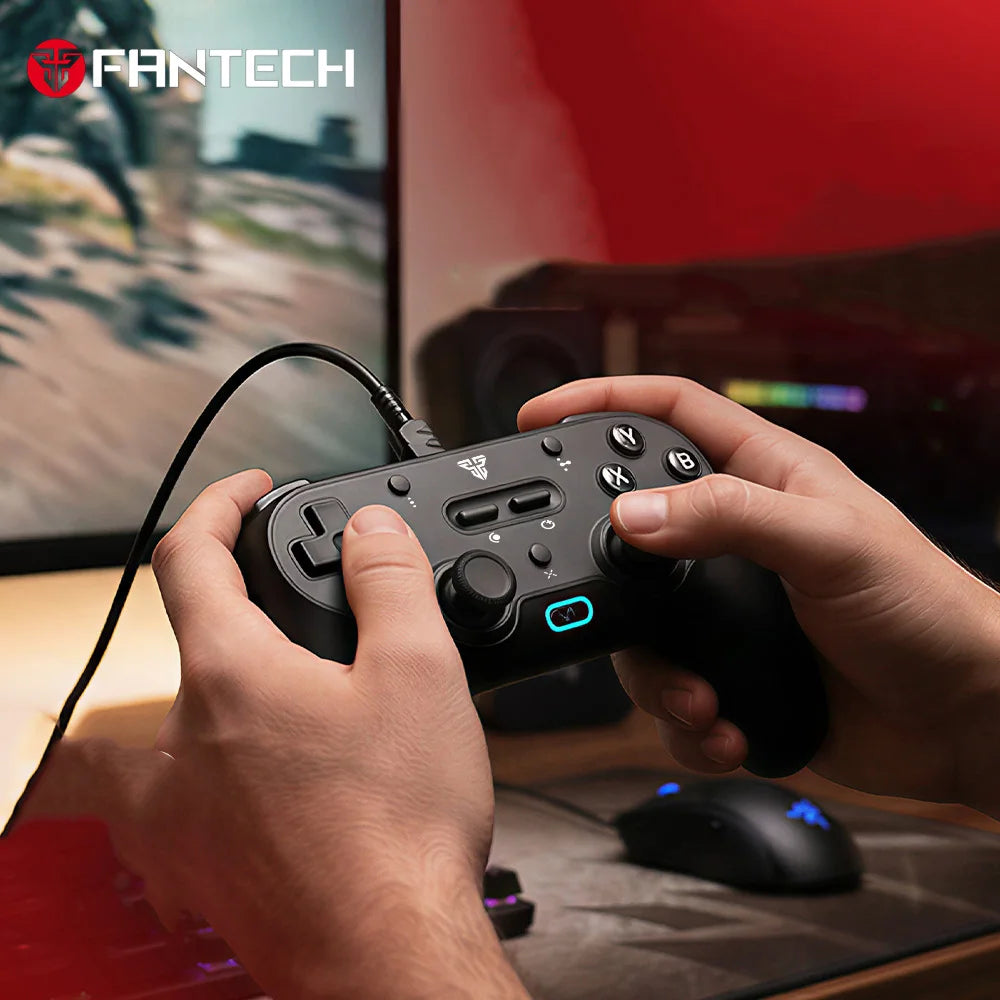 FANTECH EVO GP17 Gaming Multi - Platform Gamepad C Button for Switch2 Hall - Effect Sticks and Triggers Wired Gaming Gamepad