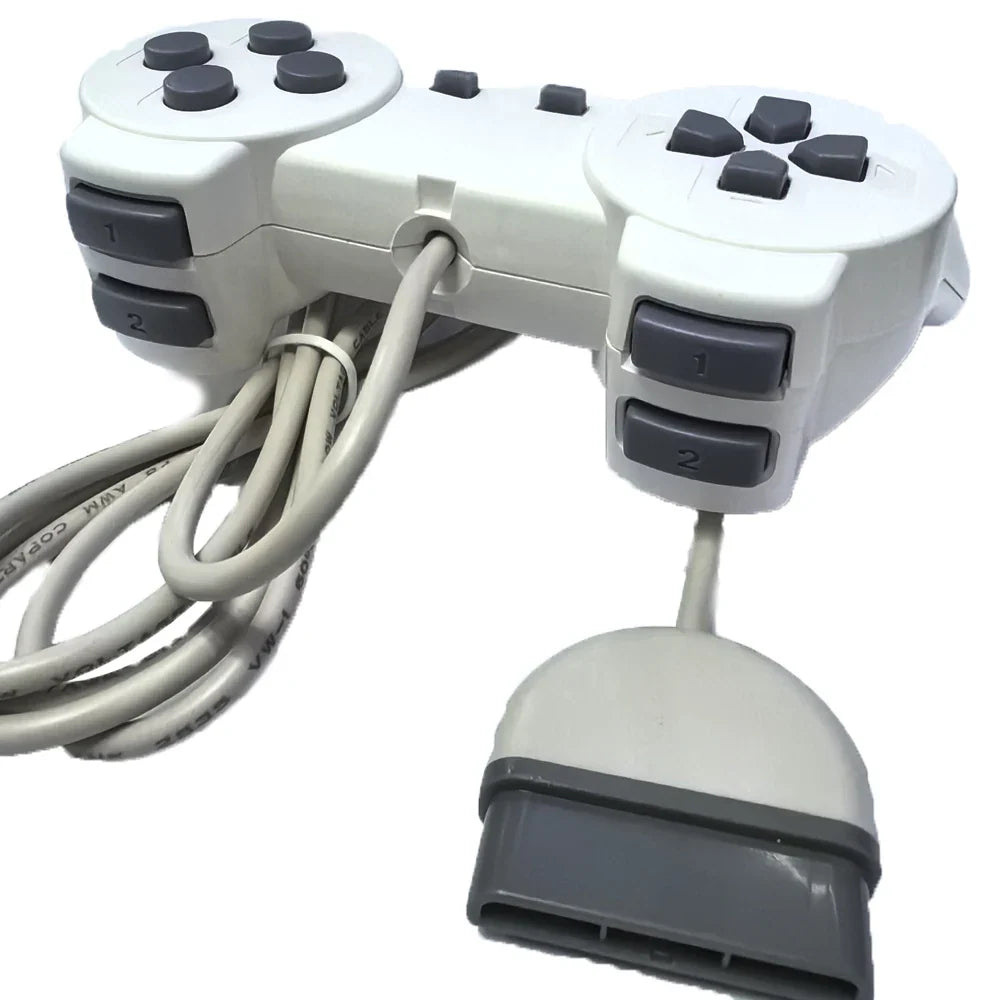 Classic Game Controller for PS1 for PlayStation1 game controller  wired gamepad white Colour