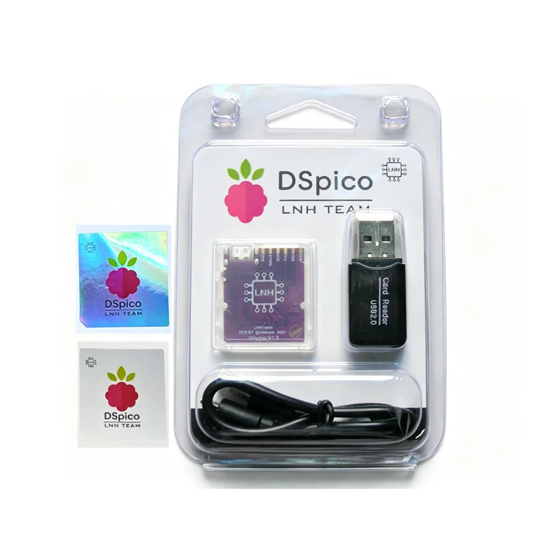 DSpico Cart Injection Molded Transparent Case with RP2040 MCU For NDS NDSL DSi 3DS Console