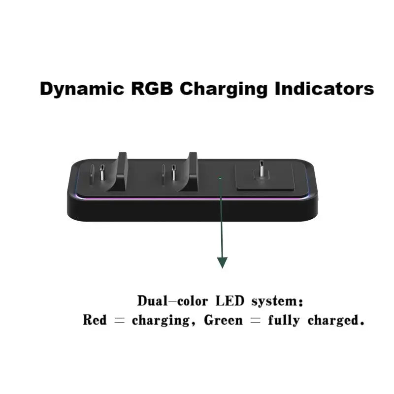 AOLION For Switch 2 Pro Controller Charging Stand Type C Multi in One Switch2 Joycon Controller Charging Stand