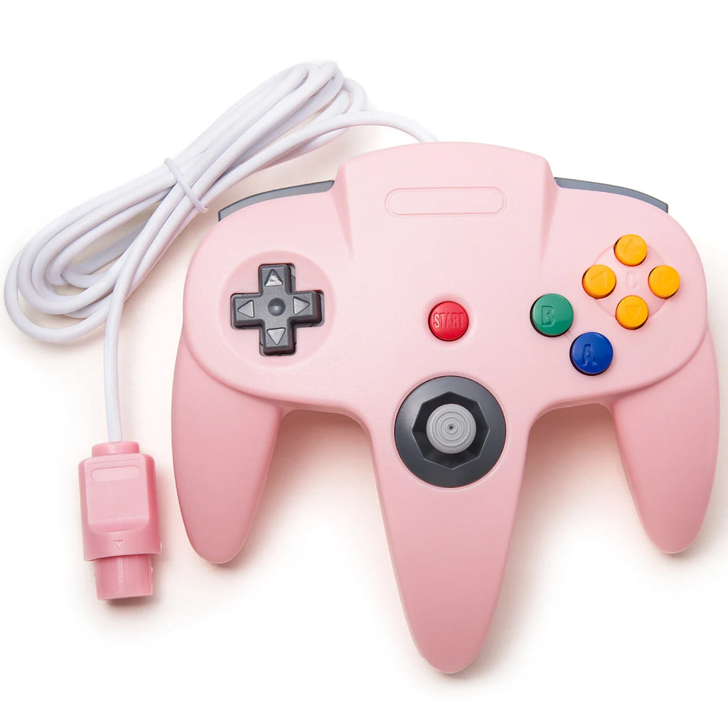 Wired Controller for N64 Console, Retro Gamepad Replacement