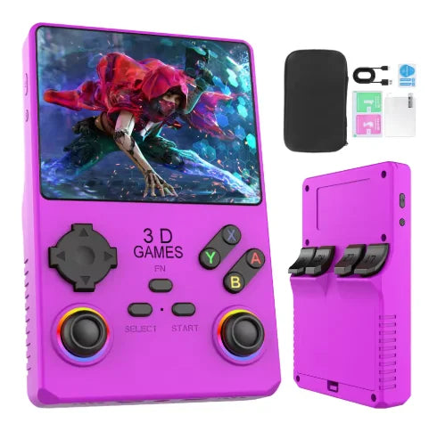POWKIDDY R36S V40 Pro Handheld Console 3.5-Inch, 35000 Games