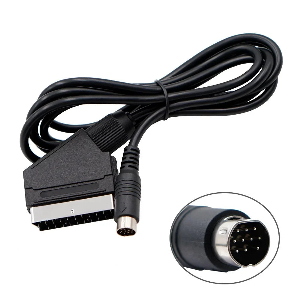 RGB Scart Cable for PS2/PS3, Megadrive, Dreamcast, Saturn, Xbox