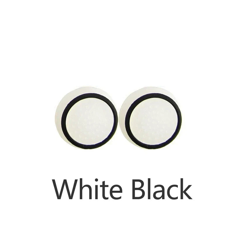 2pcs Soft Silicone Joystick Caps for PS5, PS4, PS3 Controllers