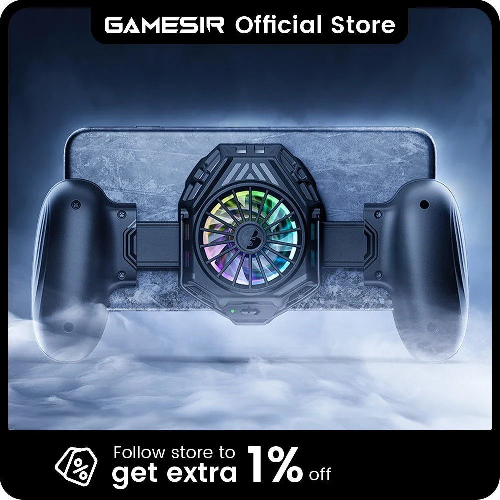 GameSir F8 Pro Mobile Cooling Gamepad, Game Controller with Cooling Fan, Smartphone Cooler for Android Phone / iPhone