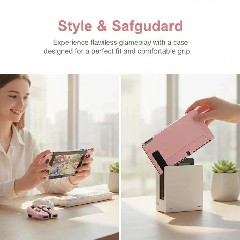 Protective Case for Nintendo Switch OLED & Joy-Con with Dock