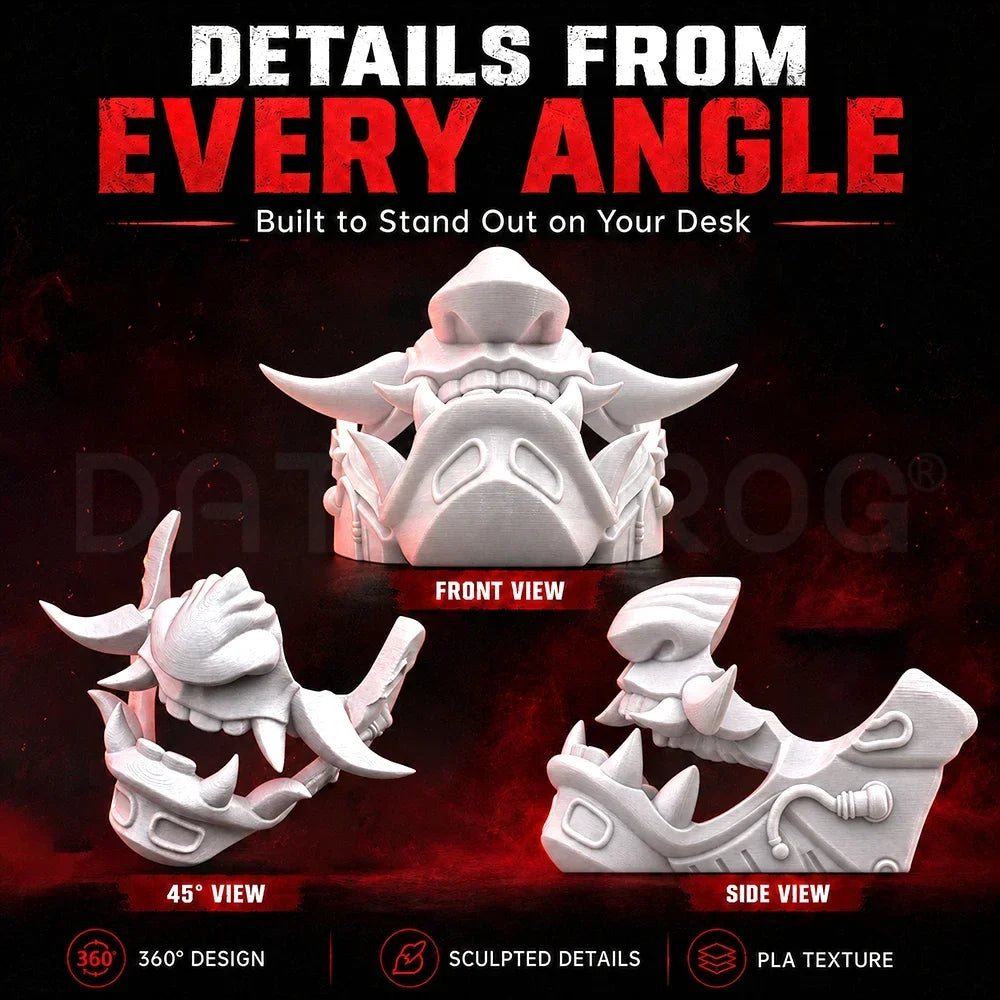 DATA FROG PS5 Controller Mount, Monster Skull Display Dock
