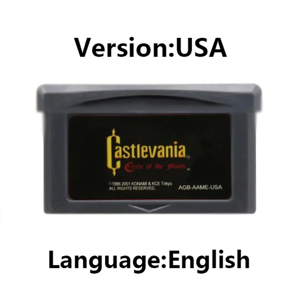 Castlevania Game Cartridge for GBA SP and Nintendo DS