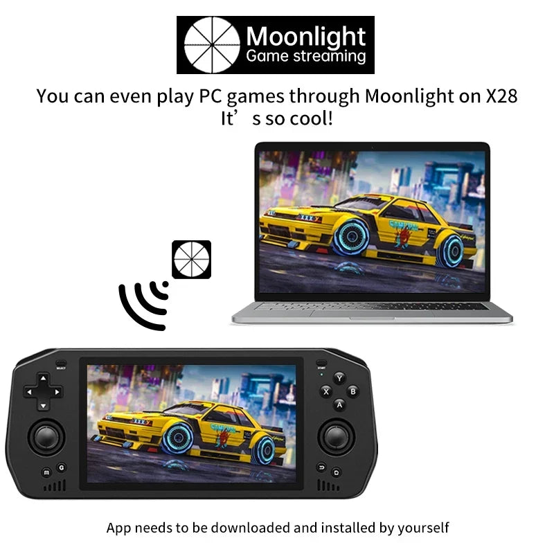 HOT X28 Handheld Game Console 5.5-Inch IPS Touch Screen