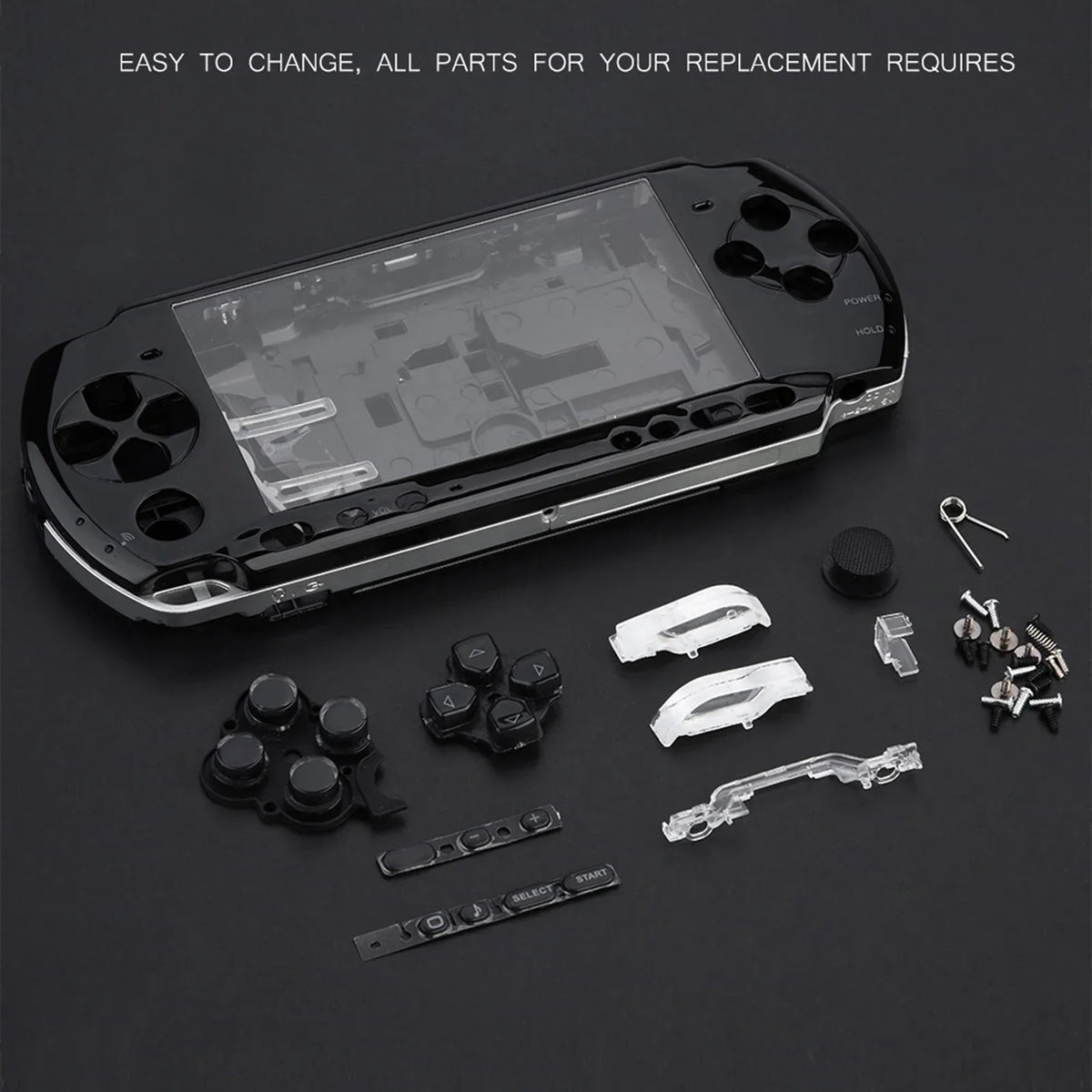 Full Housing Shell Replacement for PSP 3006, Repair Parts Case