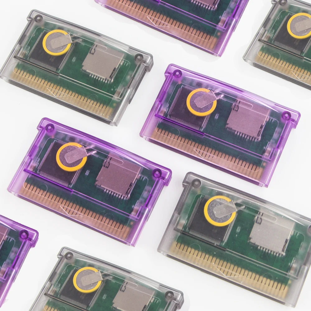 REMANK Flash GBA Cart V1.5 with RTC & 100+ Retro Games for GBA SP