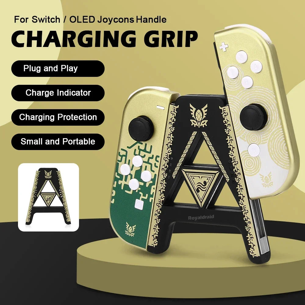 Joycon Charging Grip for Nintendo Switch & OLED, A-Shaped