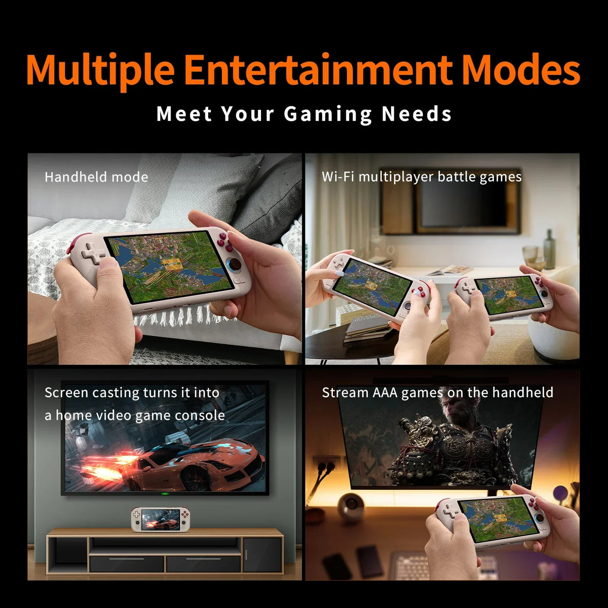 MANGMI AIR X 5.5-Inch Android Handheld, Up to 1100 Games