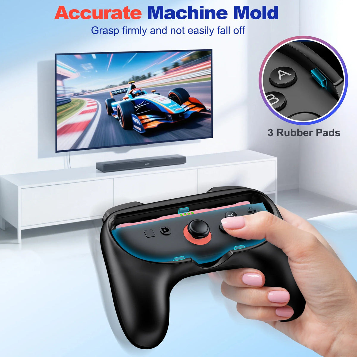 Joy-Con Hand Grip for Nintendo Switch 2 Controller Comfort