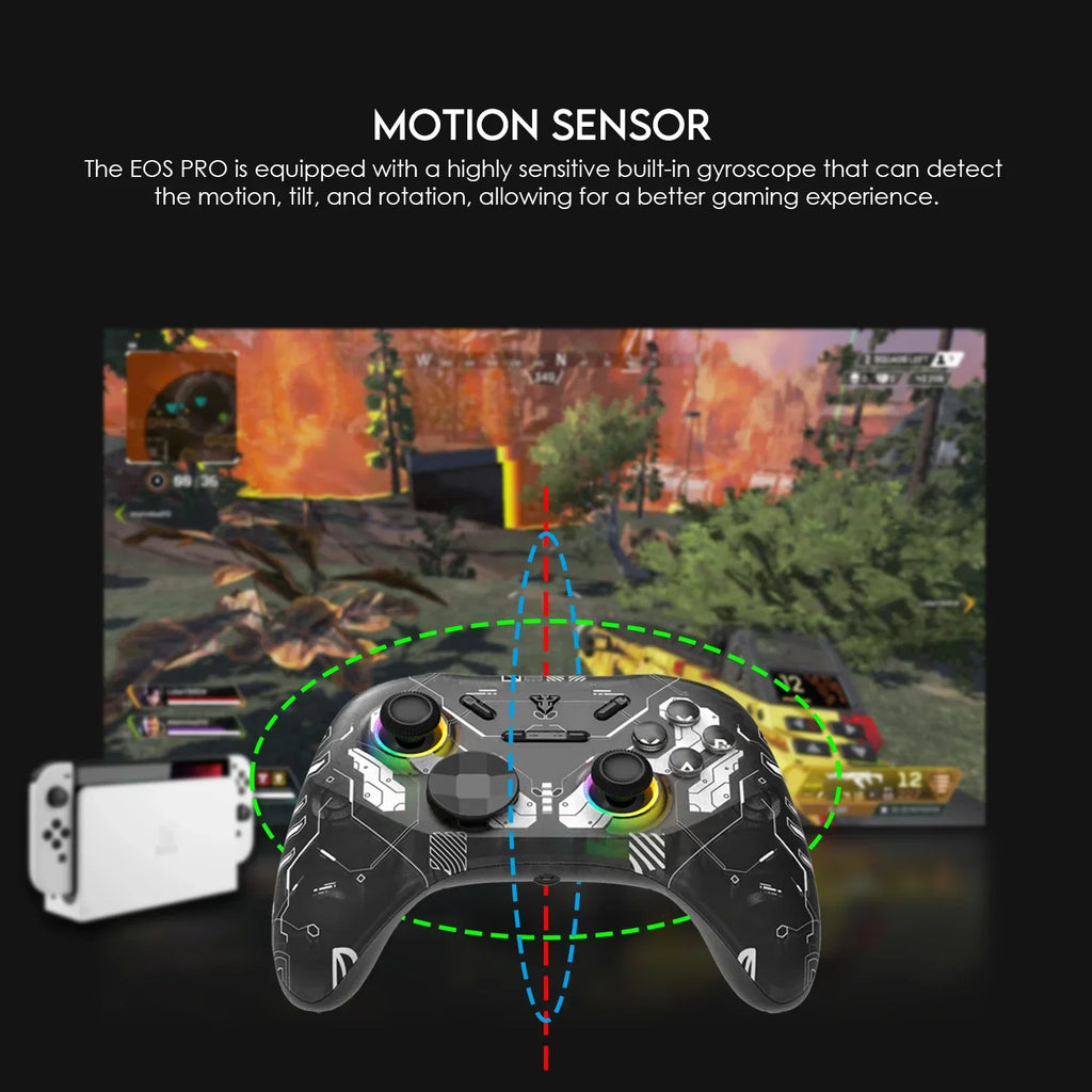 FANTECH EOS PRO WGP15 Hall Effect Gamepad for PC Switch iOS