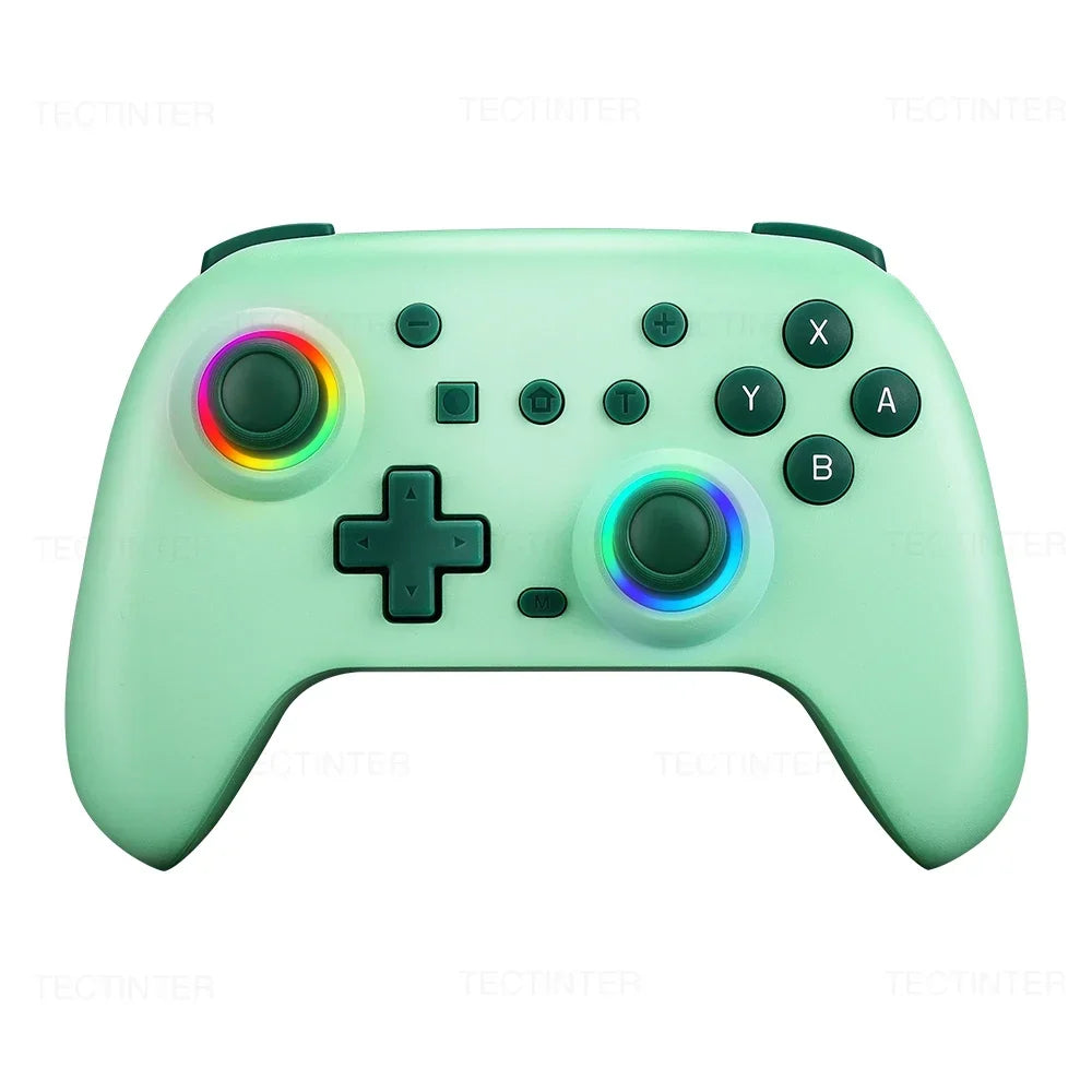 RGB Hall Effect Wireless Controller for Nintendo Switch with Turbo