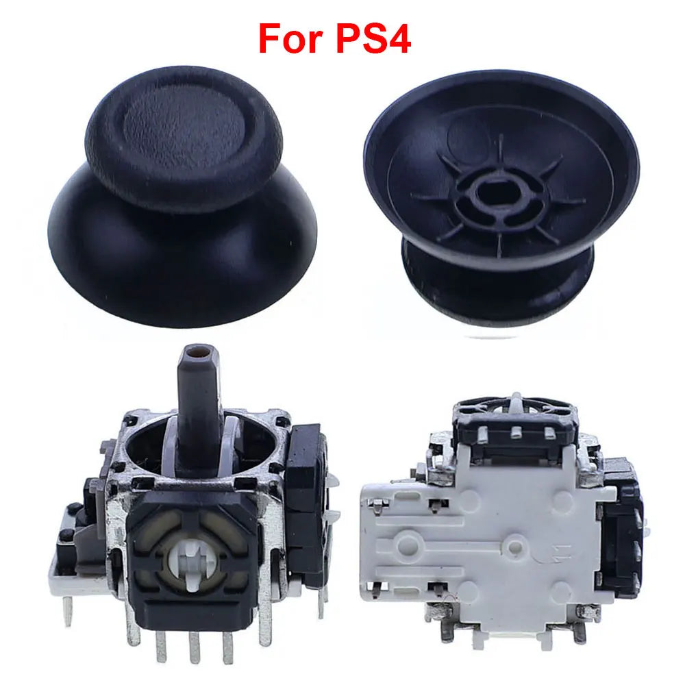 For PS2 PS3 PS4 Pro PS5 3D Analog Joystick Sensor Module Replacement For Switch Pro NGC Xbox 360 One Controller Thumb Stick Caps