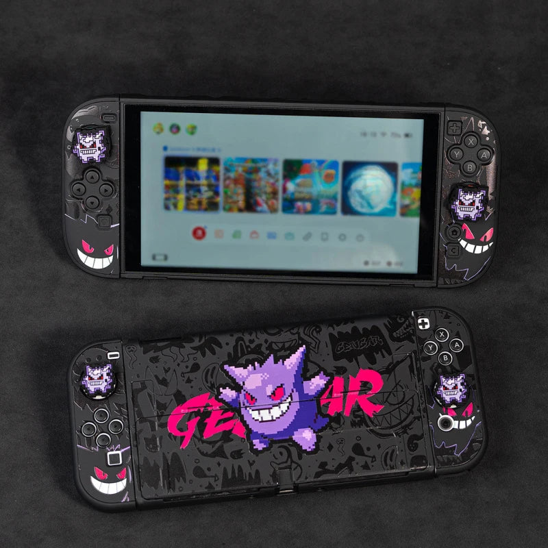 Gengar Case for Nintendo Switch OLED, Dockable Hard Shell
