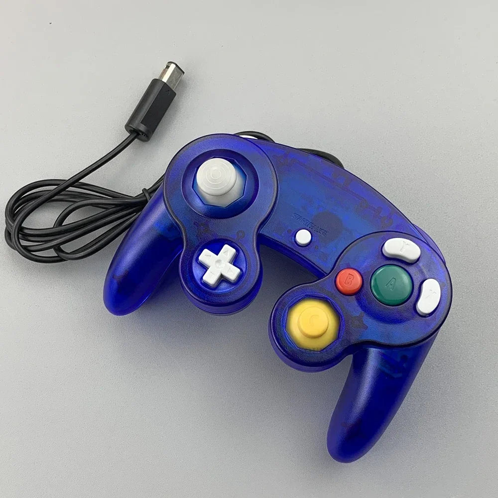 New Wired Game Controller for GameCube NGC Single Button Wired Gamepad Joystick for NGC Game Console