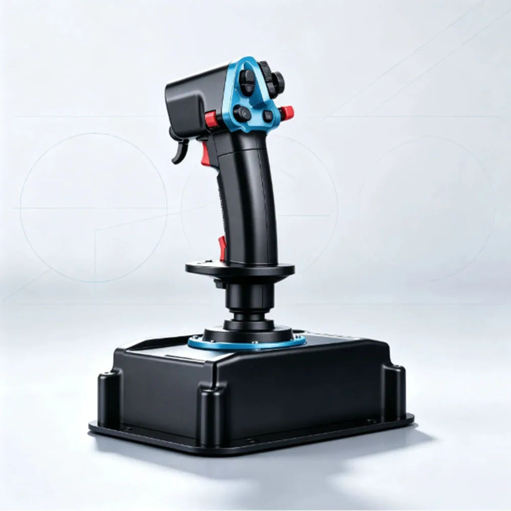 V5 Hall Effect Flight Joystick HOTAS PC Gaming Controller Multi Programmable Buttons Flight Simulator Stick