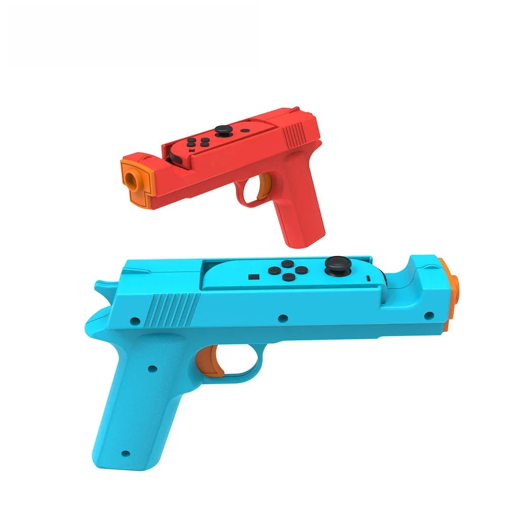 2 PCS Nintendo Switch Gun Grips for NS OLED, Shooting Games