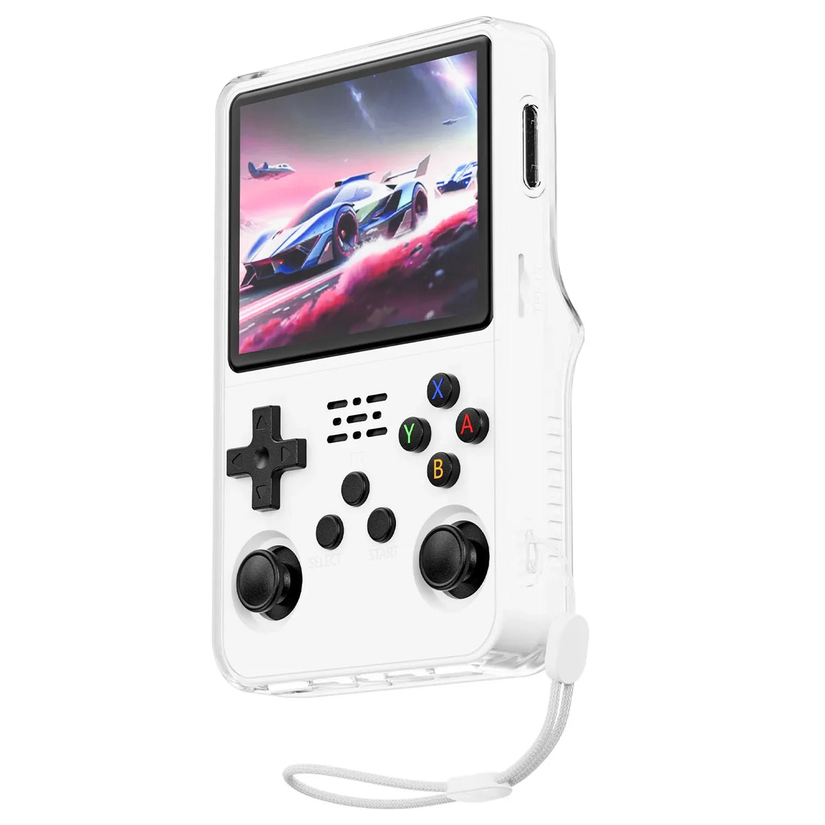 Soft Silicone Case for R36S Retro Handheld with Storage Bag