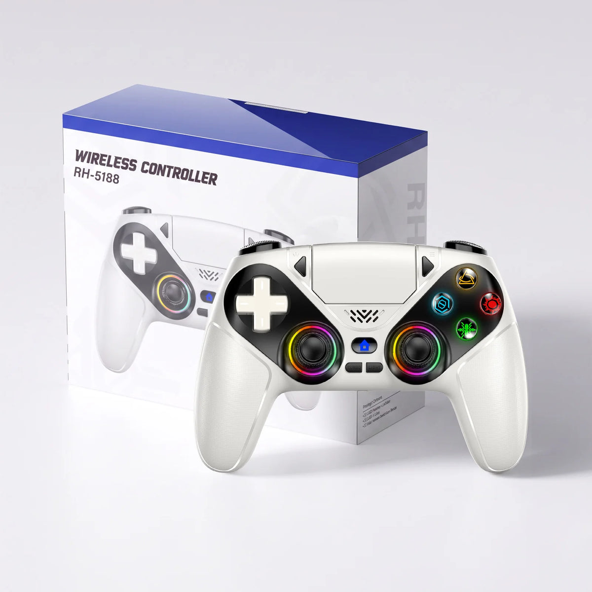 Wireless Controller for PS5 with Hall Effect Triggers