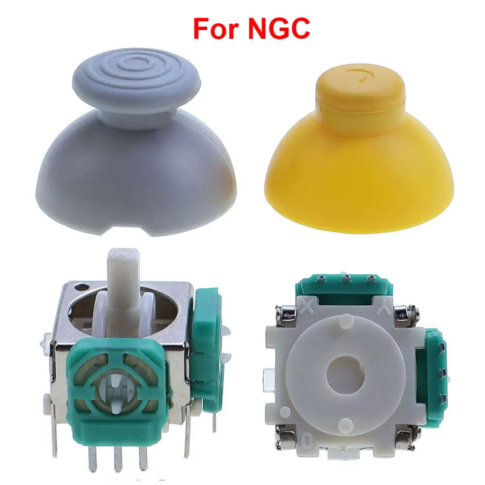 For PS2 PS3 PS4 Pro PS5 3D Analog Joystick Sensor Module Replacement For Switch Pro NGC Xbox 360 One Controller Thumb Stick Caps