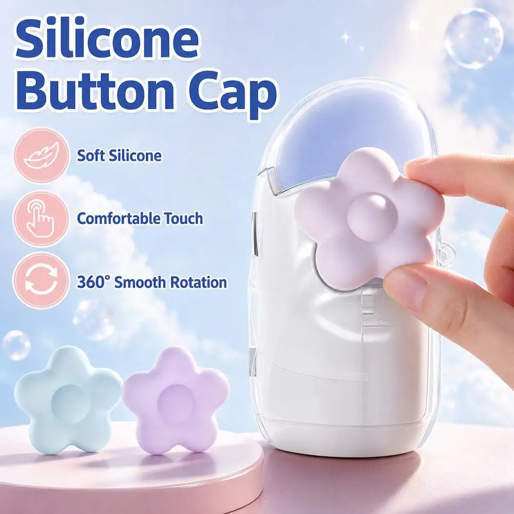 For Tamagotchi Paradise Flower Knob Protective Cover Soft Button Protector Anti-Scratch Silicone Electronic Pet Accessories