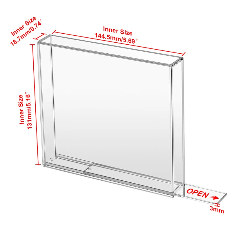 Single Clear Music CD Disc Jewel Case Storage Protective Game Cartridge Protector Display Box Sleeve for Standard PS1 Dreamcast