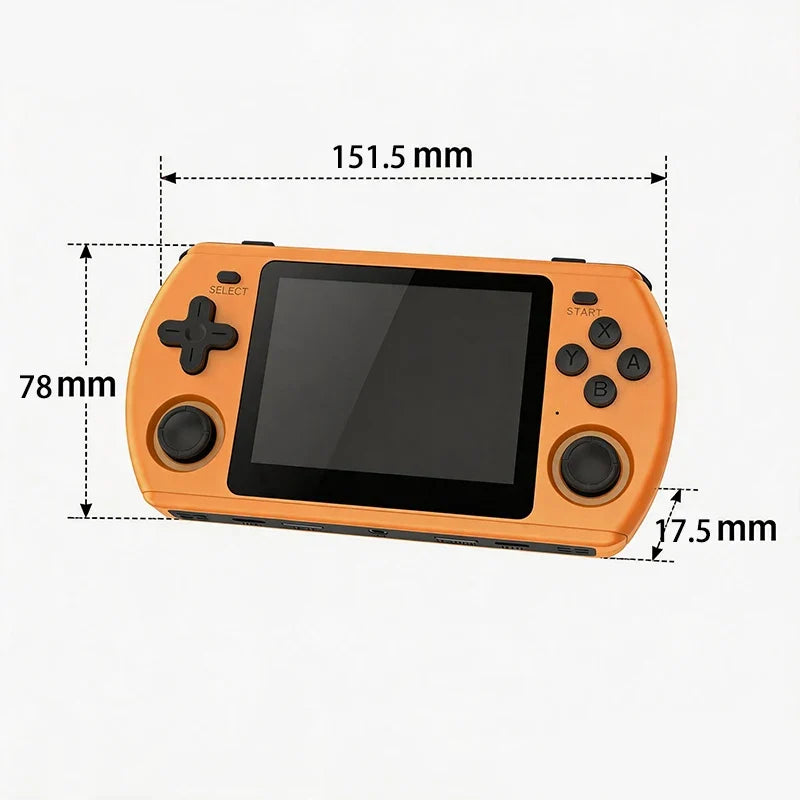 NEW P36S 100GB Video Handheld Game Console Retro 3.5-inch IPS 640*480 Screen Open Source Linux 3000 mAh Battery Children's Gifts