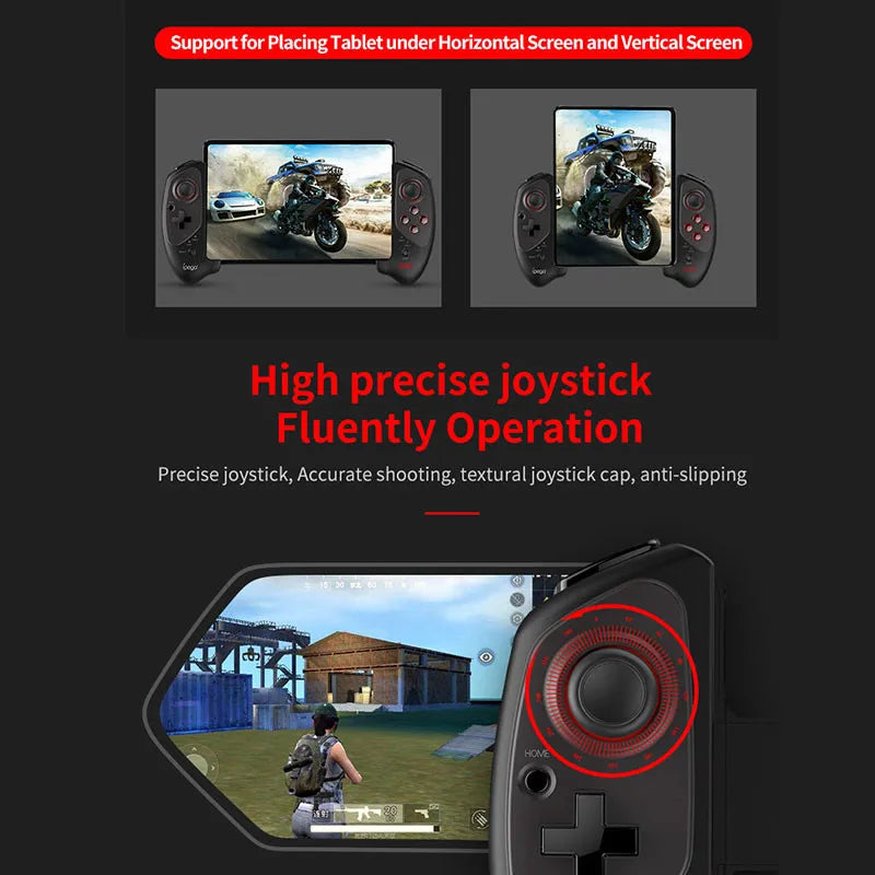 Ipega PG-9083SH Stretchable Bluetooth Gamepad with Hall Joystick
