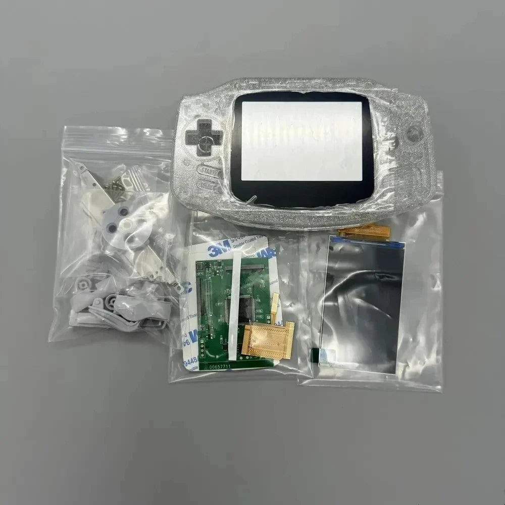 GBA 2.9" IPS LCD Kit, High Brightness, No Shell Cutting