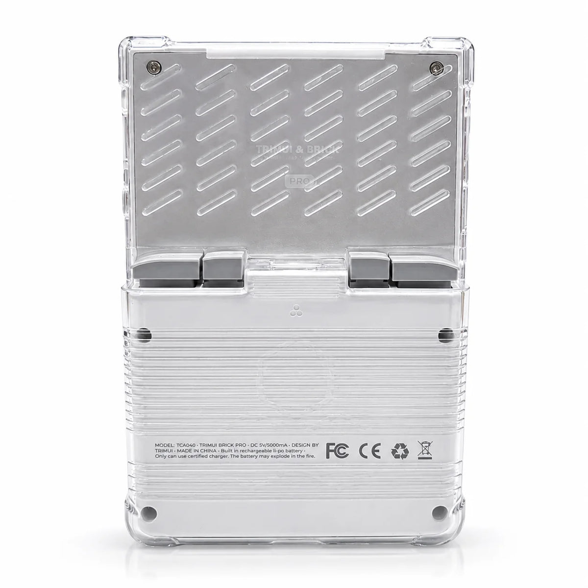 Portable Storage Bag TPU Case with Screen Protectors for TRIMUI BRICK PRO Game Console Tempered Glass Protectors Kit Accessories