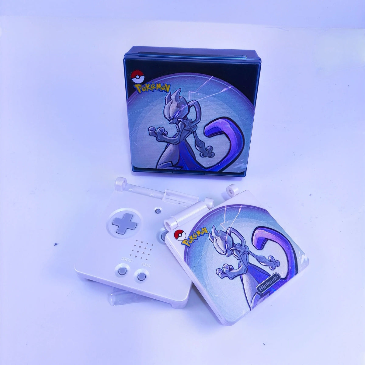 GBA SP Color Printed Replacement Shell, Creative DIY Housing