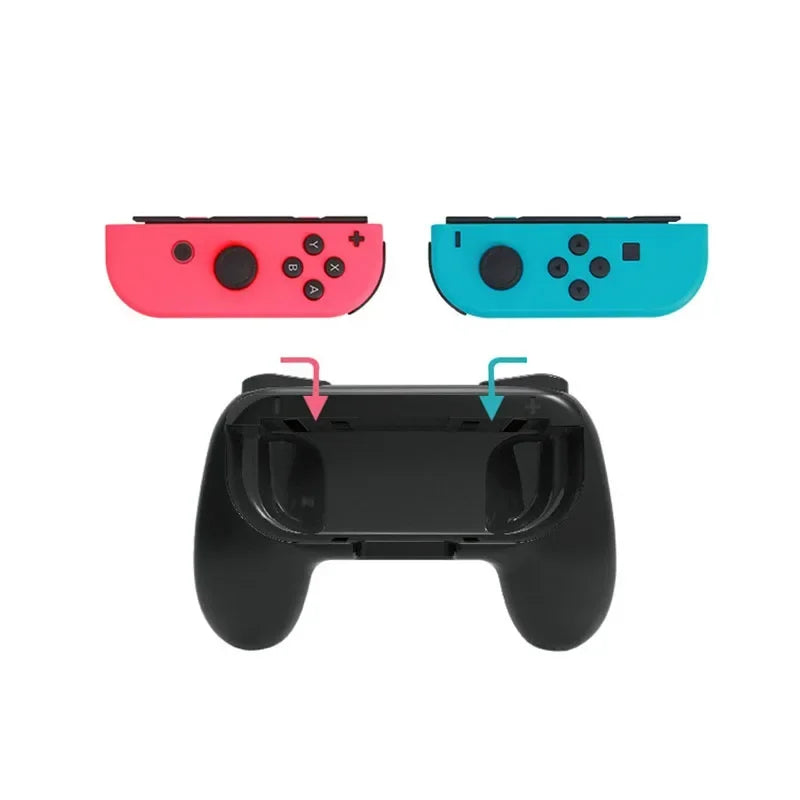 Replacement 2 Pack Joy-Con Hand Grips Bracket, Gamepad Holder Spare Accessory for Switch Switch OLED Controller
