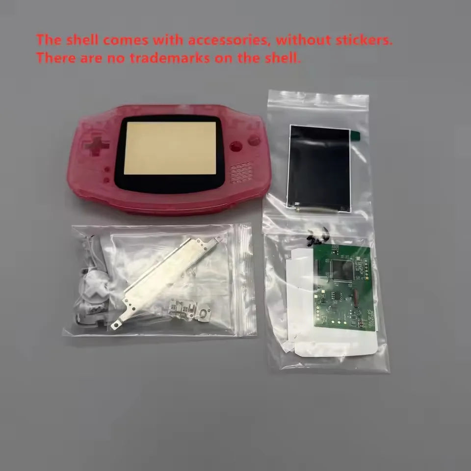 3.0" High Brightness IPS LCD Screen & Shell Kit for Game Boy Advance GBA | New Design, No Shell Cutting Required, Easy to Instal