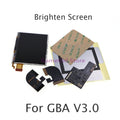 1set V3.0 IPS Backlight Highlight Brightness LCD Screen Kits For Gameboy GBA Advance Game Console