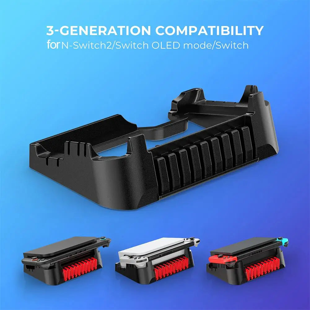 For Switch2 Host Base Horizontal Storage Stand Universal Horizontal Stand Can Store Game Cards Horizontal Stand Accessories