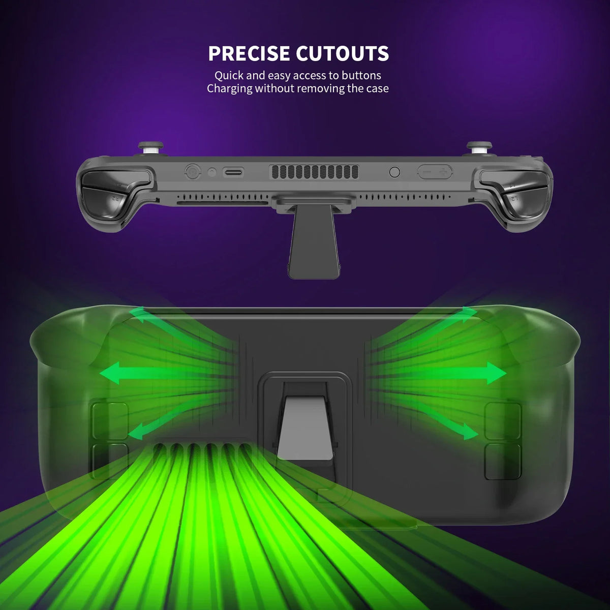 For Steam Deck Host Bracket Full Package Ultra-thin Protective Case Removable Cover Fall Proof Dust-Proof Protective Cover