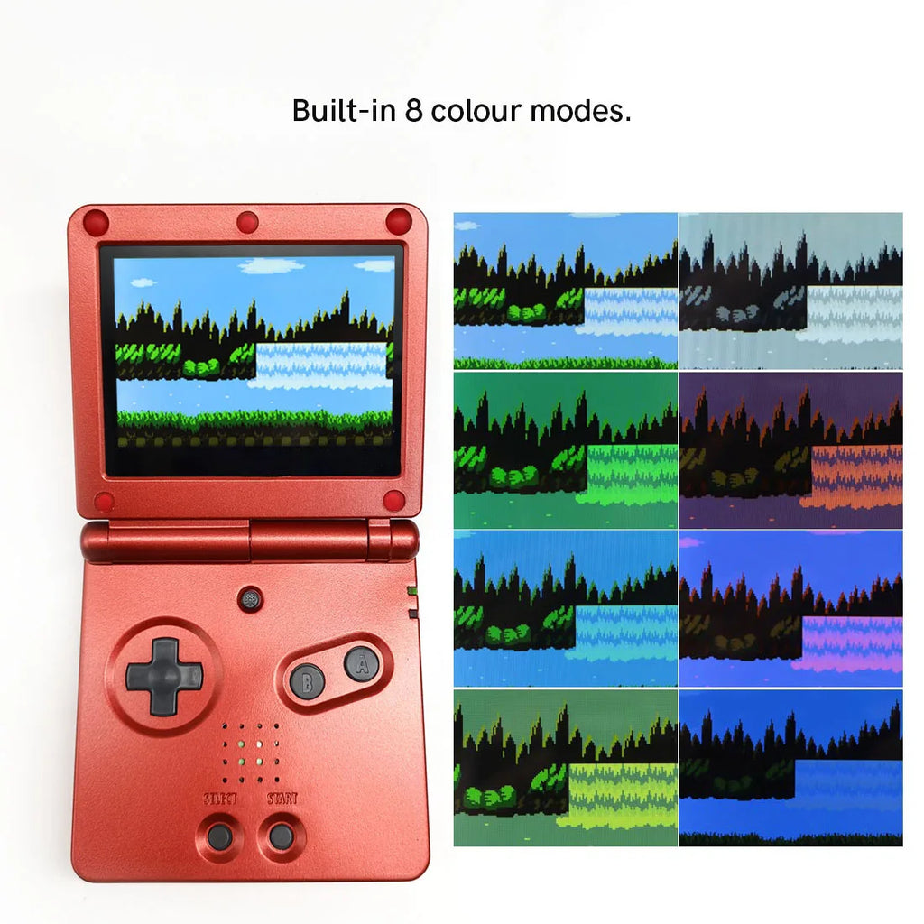 GBA SP V5 3.0 Inch Laminated IPS Drop-in Screen Kit with OSD