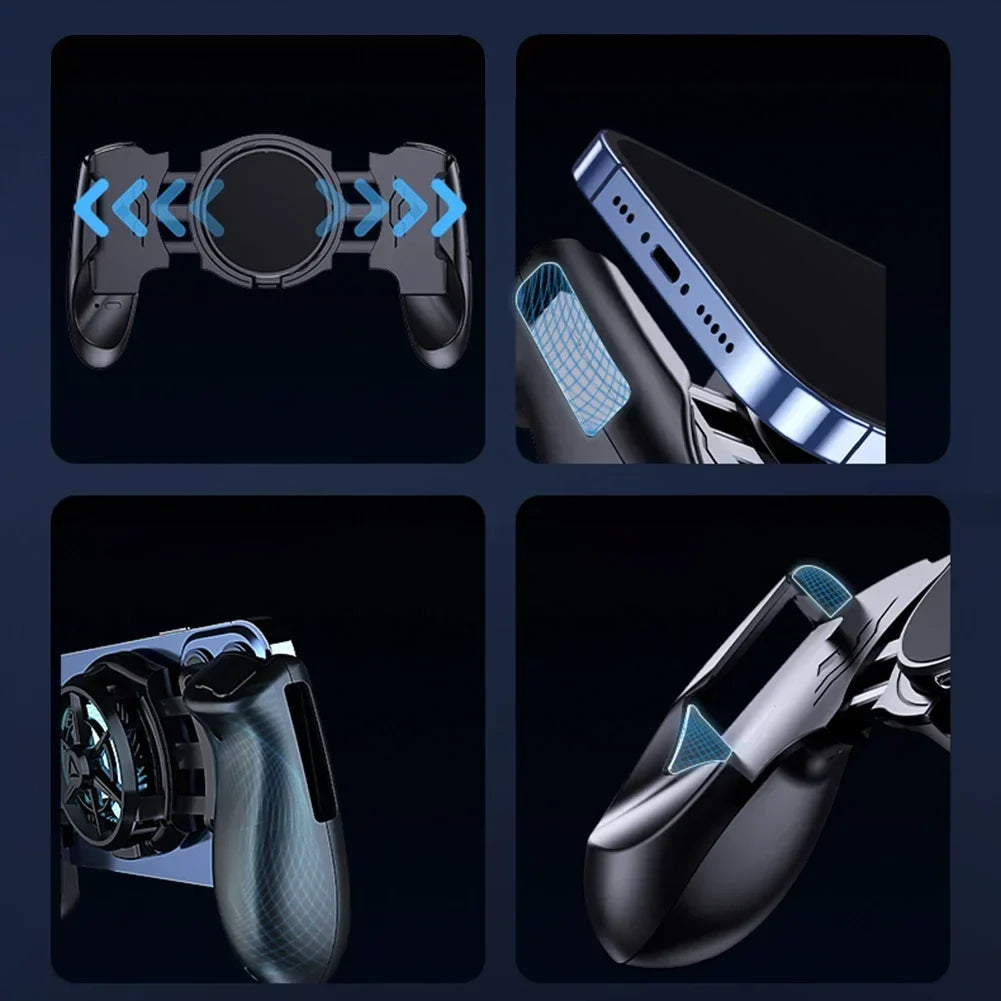 JK01S Stretching Mobile Controller with Cooling Fan, iOS/Android