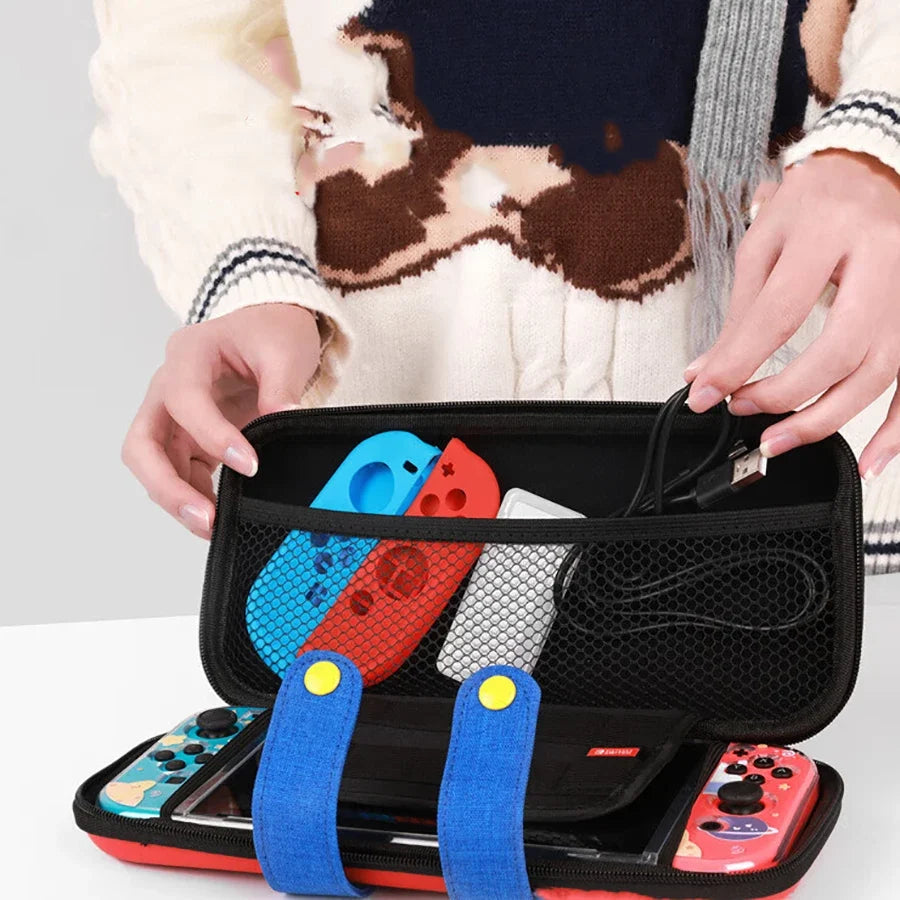 HUASUNWAY Carrying Case for Switch OLED, Portable Nylon Bag