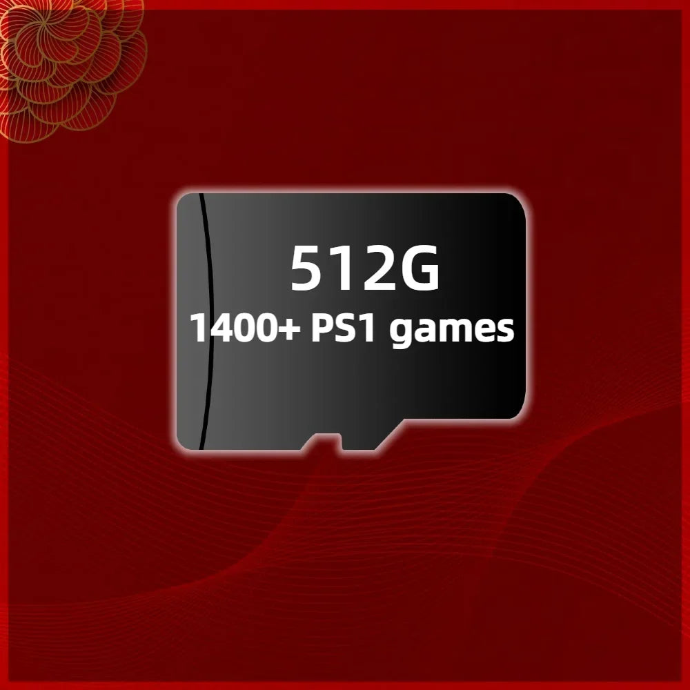 Game Card For Anbernic RG353V RG353VS Memory TF Plug&Play Pre-install Retro Games PSP PS1 SD Portable High Speed Card 1Tb 512G
