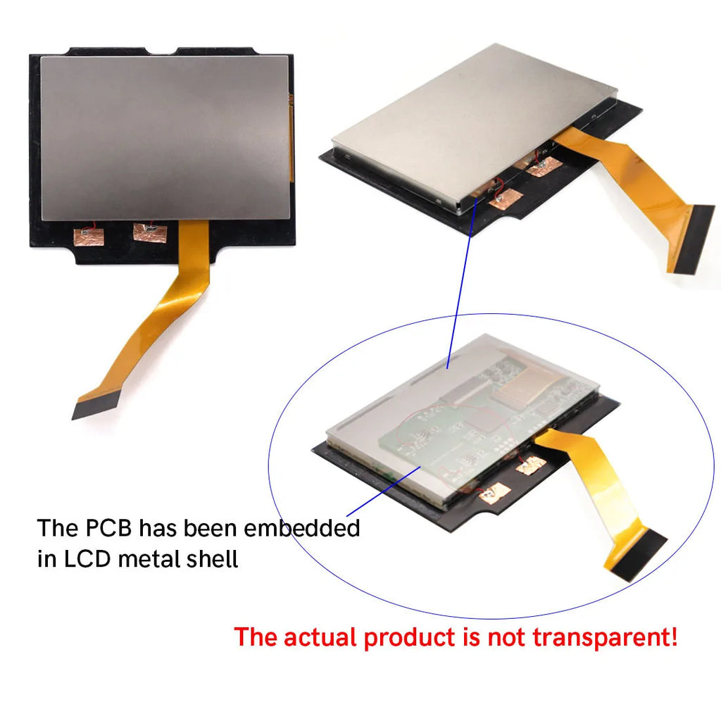 GBA SP V5 3.0 Inch Laminated IPS Drop-in Screen Kit with OSD