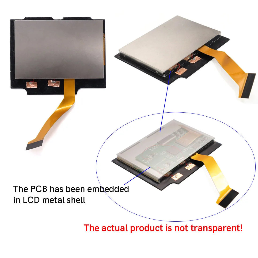 GBA SP V5 3.0 Inch Laminated IPS Drop-in Screen Kit with OSD