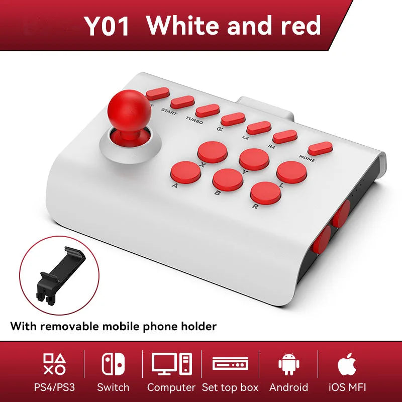 Arcade Gamepad Bluetooth Controller for Switch/PS4/PS3/Android