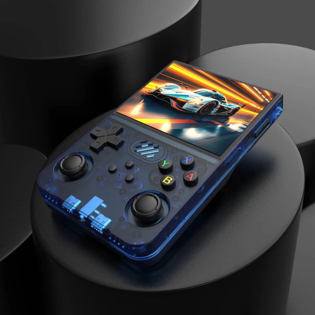 R36S Pocket Retro Handheld Game Player with Linux Operating System, Built-in 3.5 Inch IPS Display, Portable Gaming Console