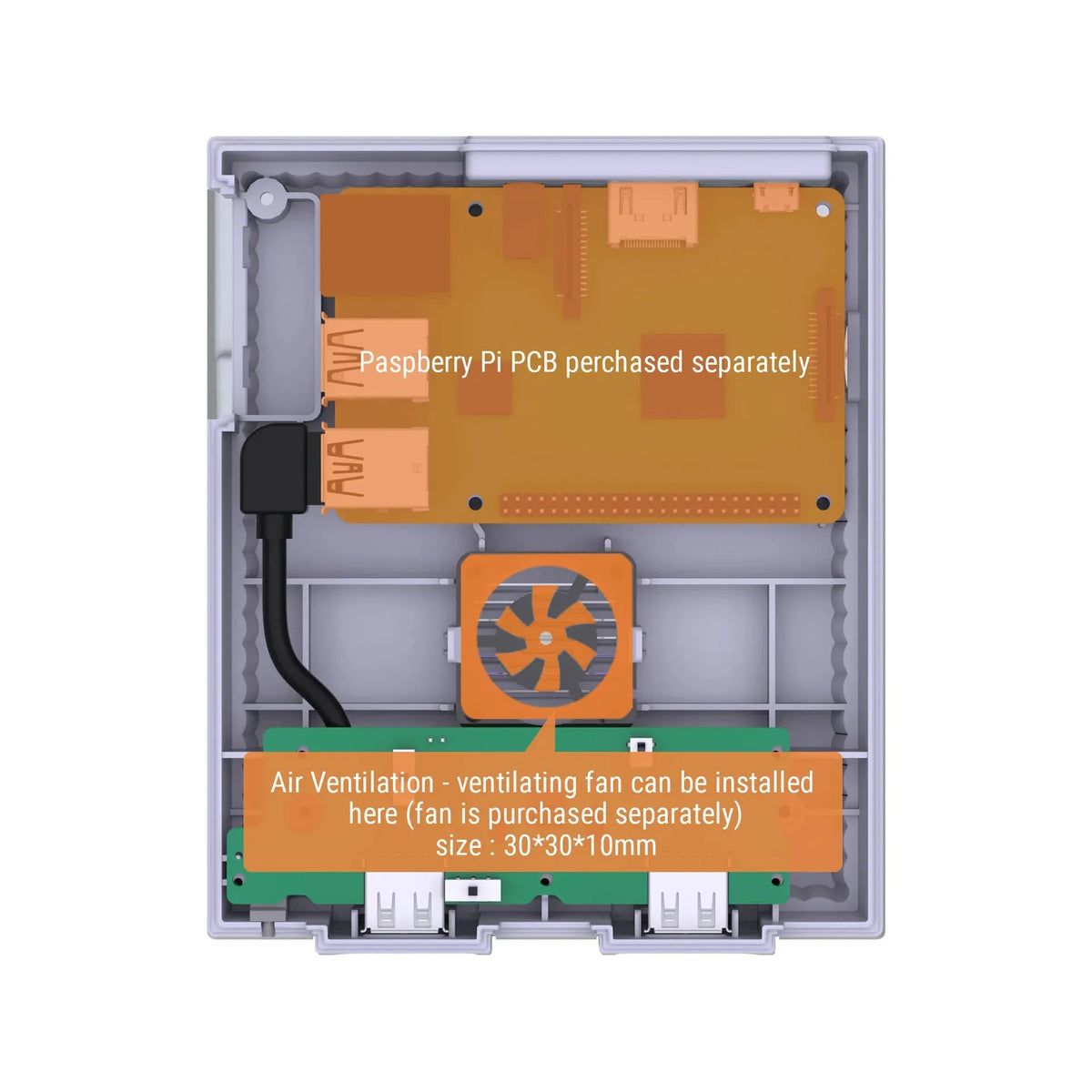 Retroflag SuperPi Case with Safe Shutdown for Raspberry Pi 3 B+ (B Plus) 2 with Safe Shutdown and Safe Reset Game Accessories