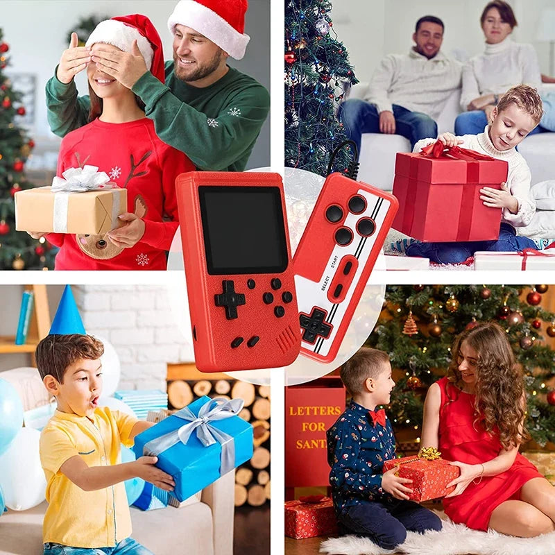 Handheld Game Players Retro Handheld Game Console Built-in 400 FC Games 3.0 Inch LCD Screen Video Game Player Kids Boys Gift